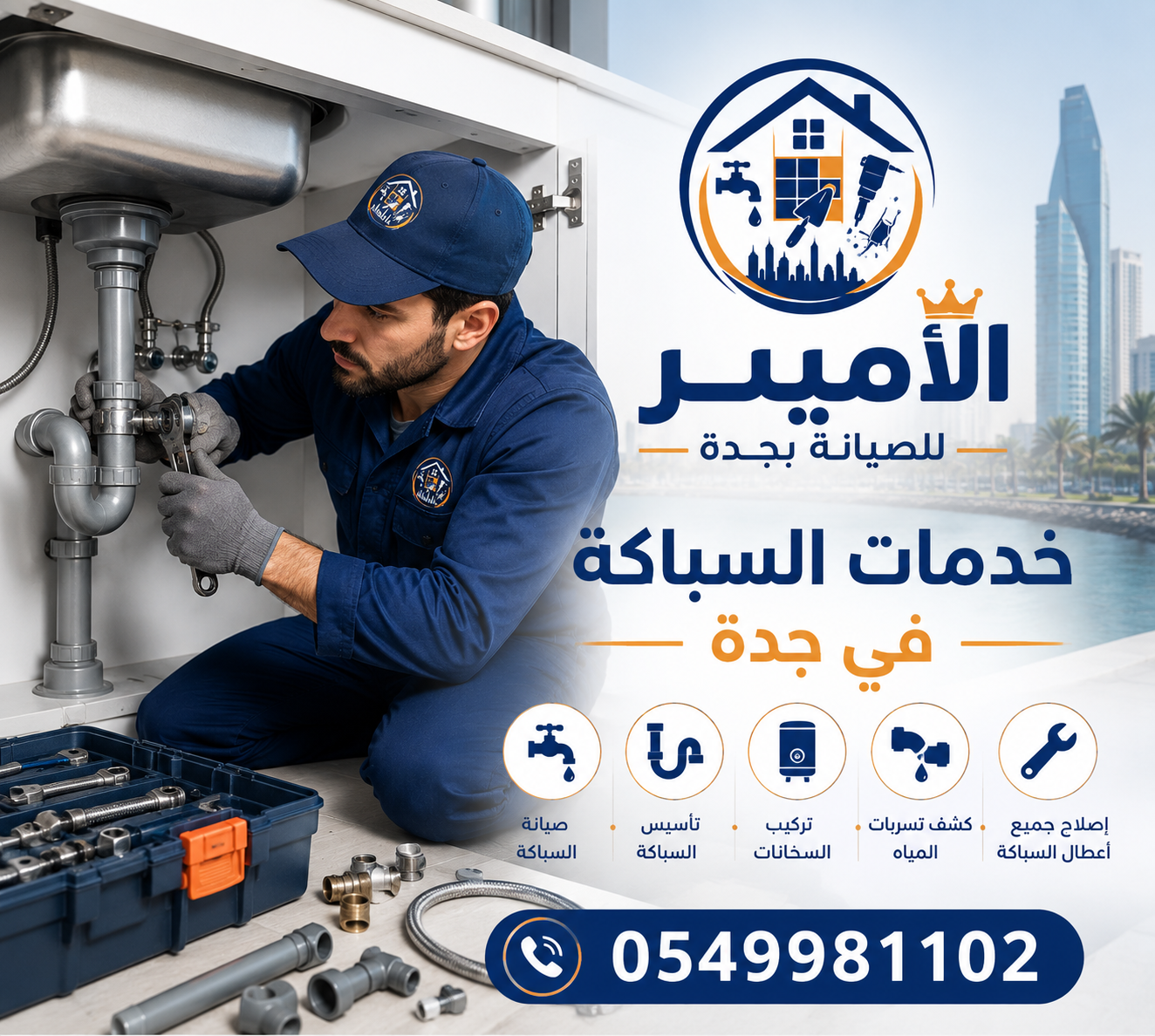 خدمات السباكة في جدة