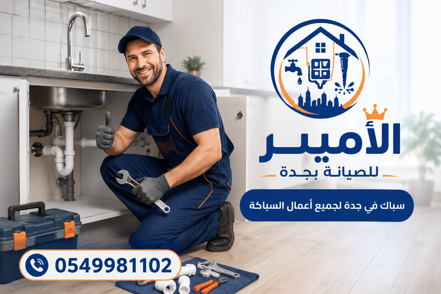 سباك في جدة لجميع أعمال السباكة